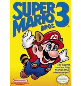 NES Super Mario Bros 3 (CiB, Heavily Damaged Box, Damaged Manual)