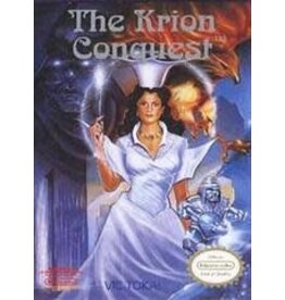 NES Krion Conquest, The (Boxed, No Manual, Heavily Damaged Box)