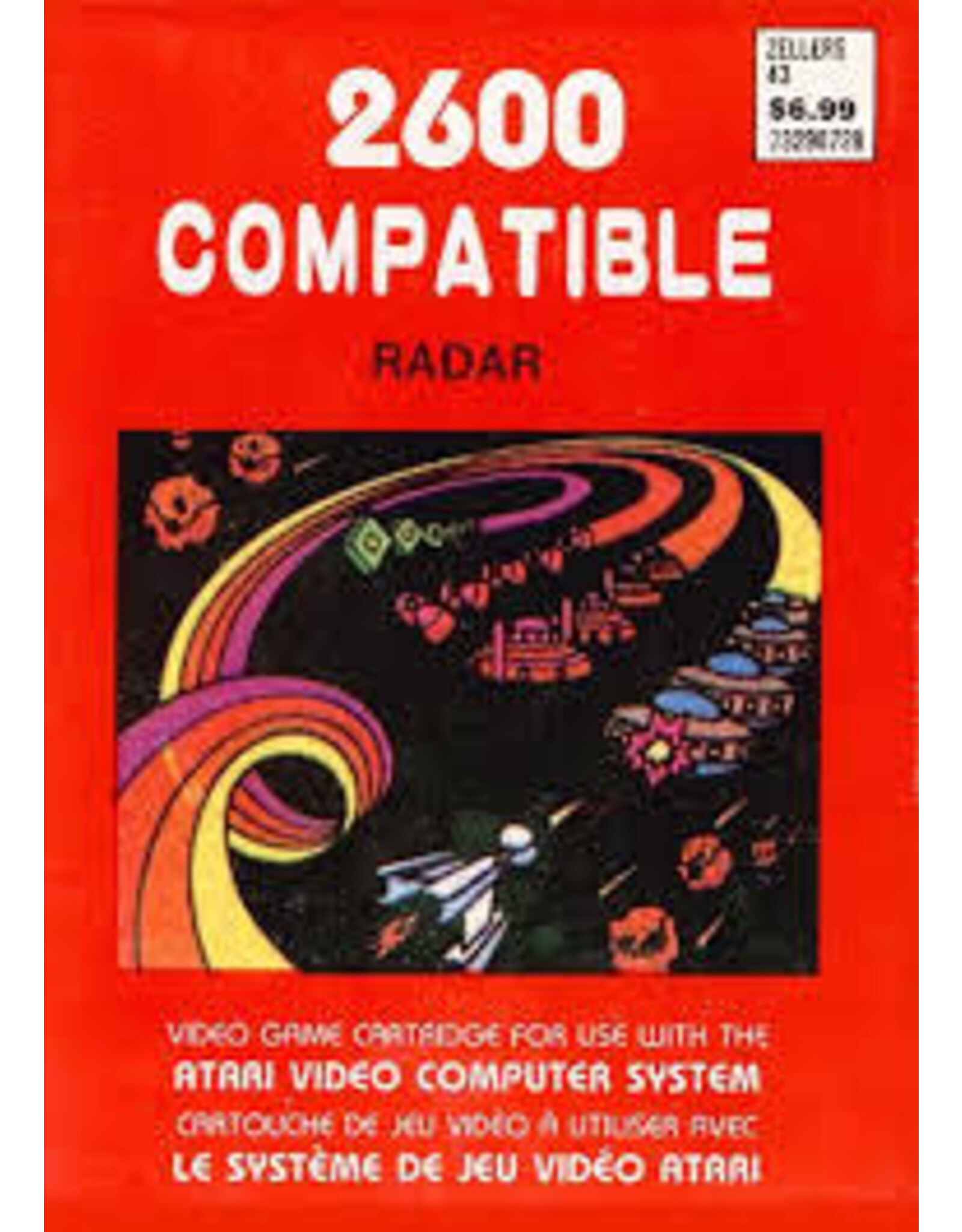 Atari 2600 Radar (Cart Only, Damaged Label)