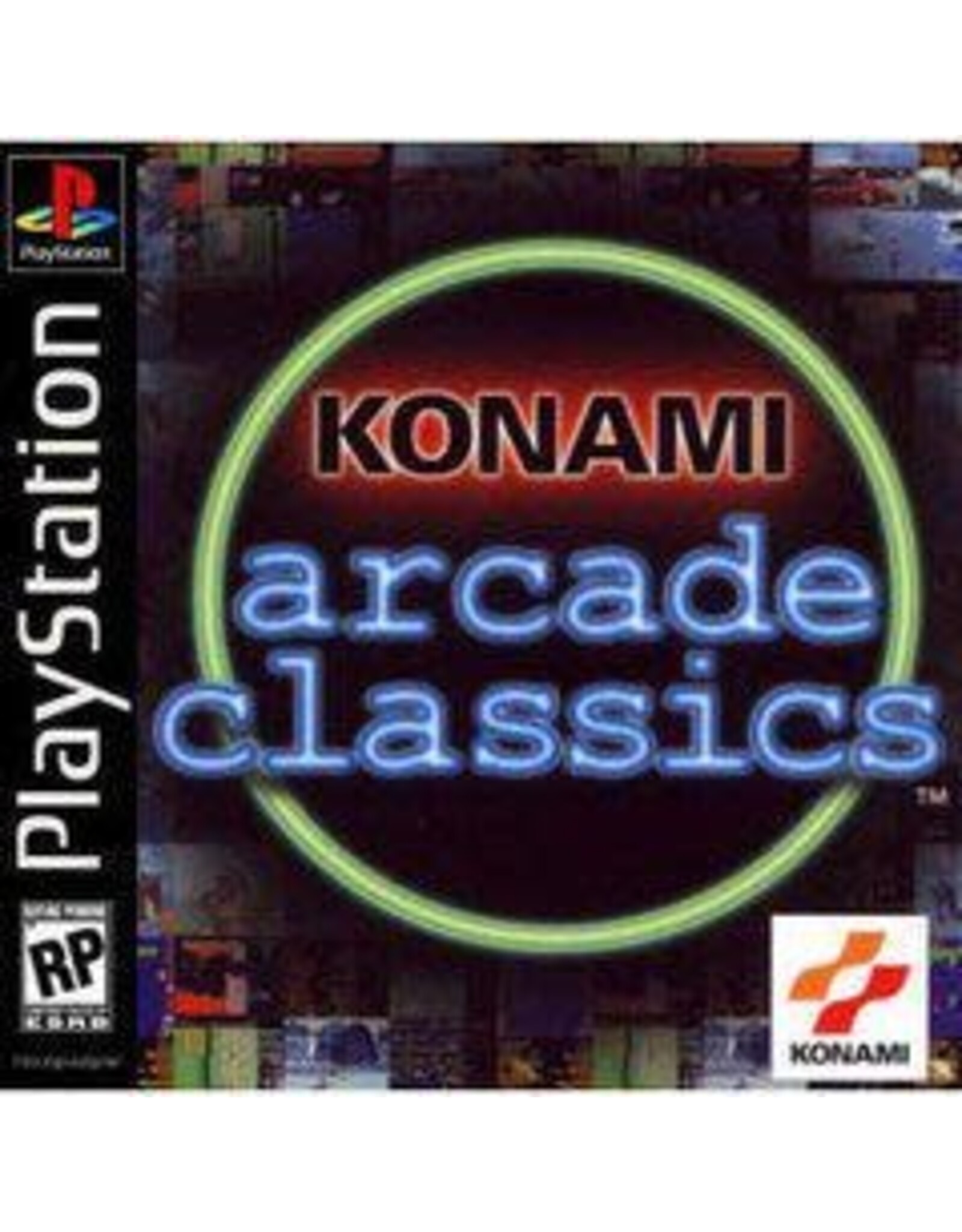 Playstation Konami Arcade Classics (CiB, Stickers on Manual and Disc)