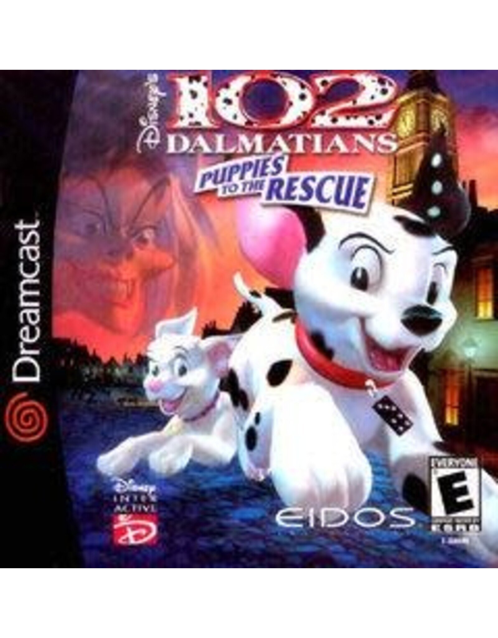 Sega Dreamcast 102 Dalmatians Puppies to the Rescue (CiB, Damaged Manual)