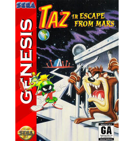 Sega Genesis Taz in Escape from Mars (Boxed, No Manual, Damaged Sleeve)