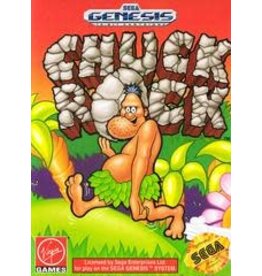 Sega Genesis Chuck Rock (Boxed, No Manual)