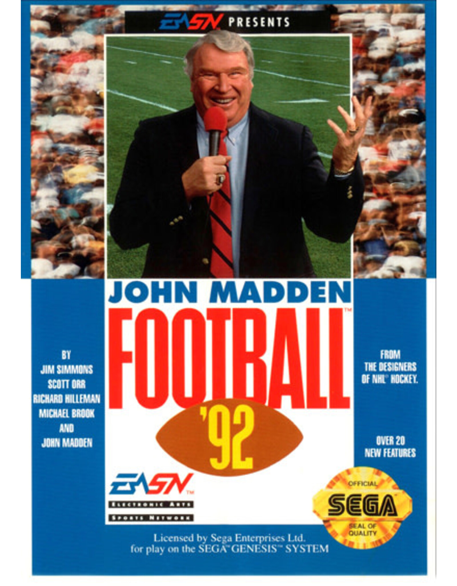 Sega Genesis John Madden Football '92 (CiB)