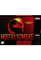 Super Nintendo Mortal Kombat (CiB, Heavily Damaged Box and Manual)