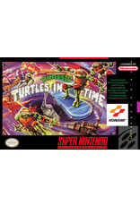 Super Nintendo Teenage Mutant Ninja Turtles IV Turtles in Time (CiB, Heavily Damaged Box, Lightly Damaged Manual)
