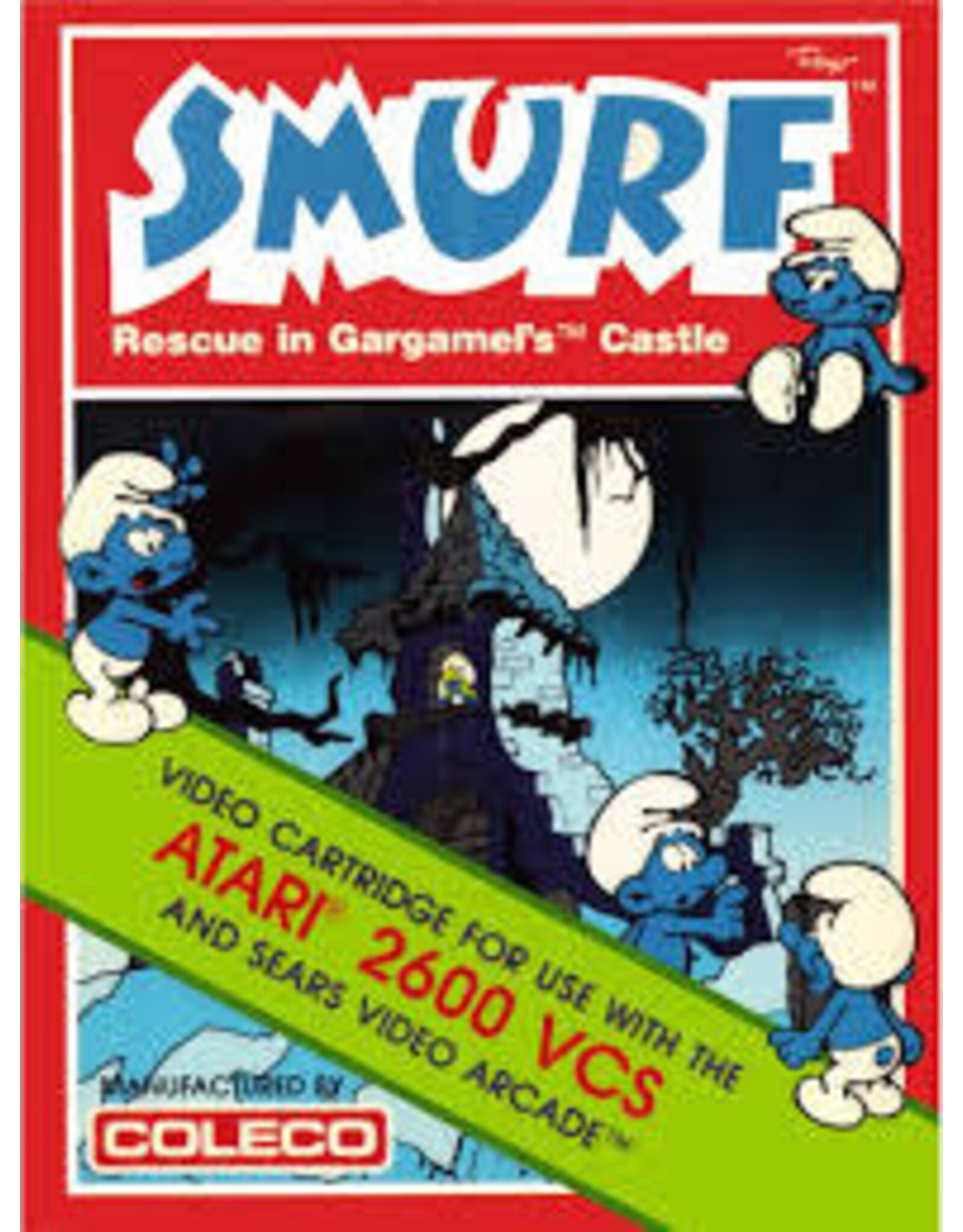 Atari 2600 Smurf Rescue in Gargamel's Castle (Cart Only, Cosmetic Damage)