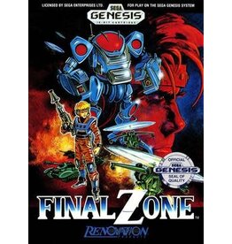 Sega Genesis Final Zone (Cart Only, Damaged Label)