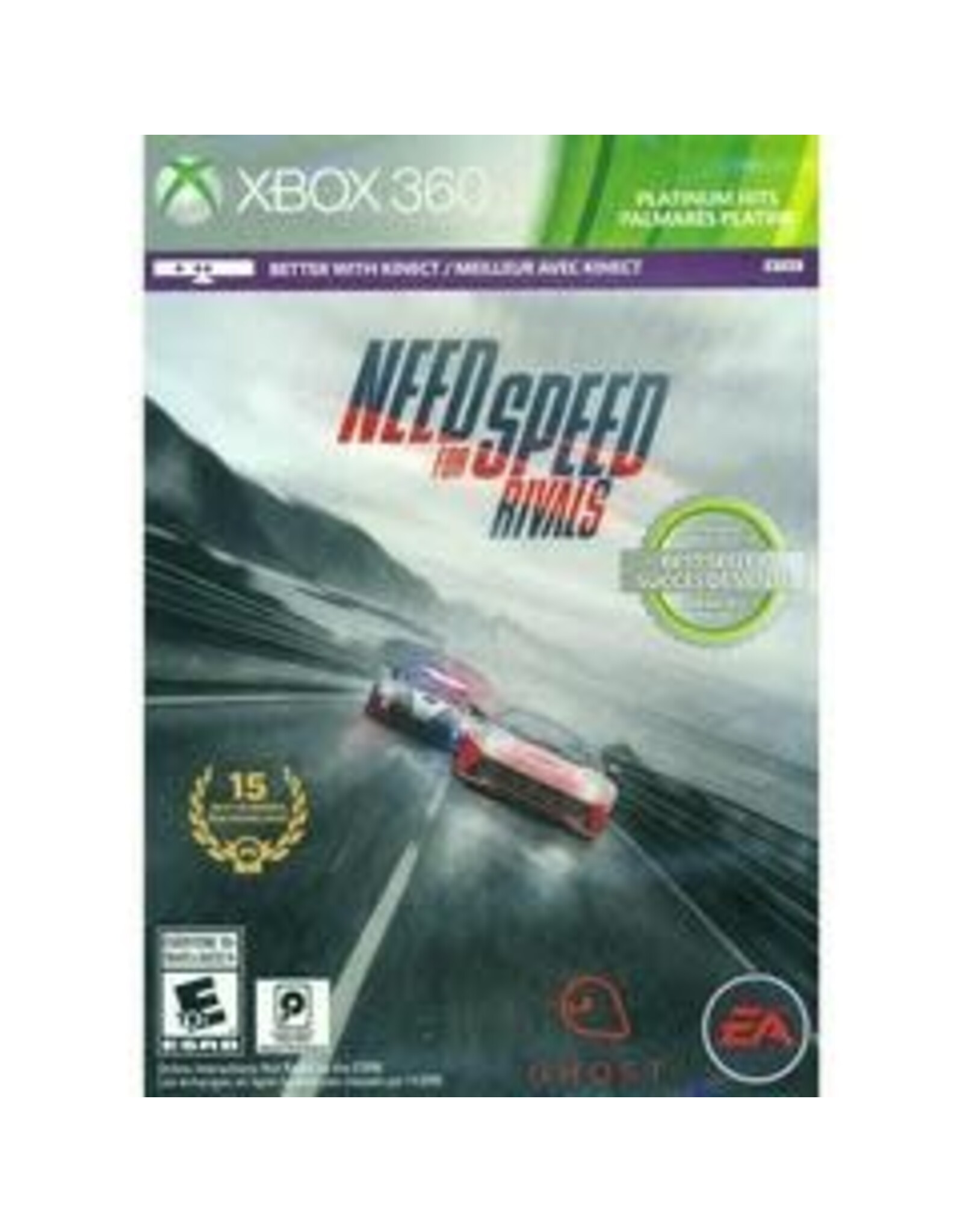 Xbox 360 Need for Speed Rivals (Platinum Hits, No Manual)
