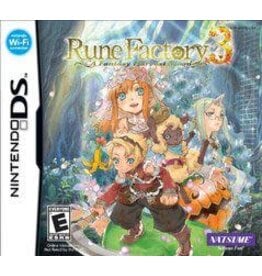 Nintendo DS Rune Factory 3: A Fantasy Harvest Moon (CiB with Registration Card, Damaged Manual)