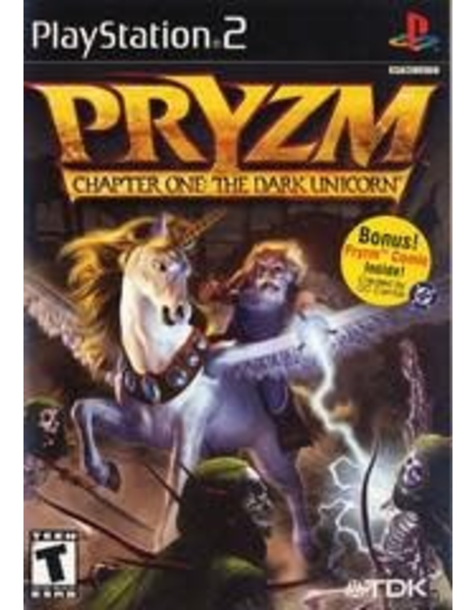 Playstation 2 Pryzm Chapter One The Dark Unicorn (CiB,Sticker on Manual,  Water Damaged Sleeve)