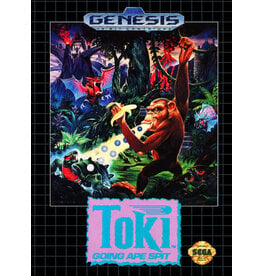 Sega Genesis Toki Going Ape Spit (CiB, Damaged Manual)