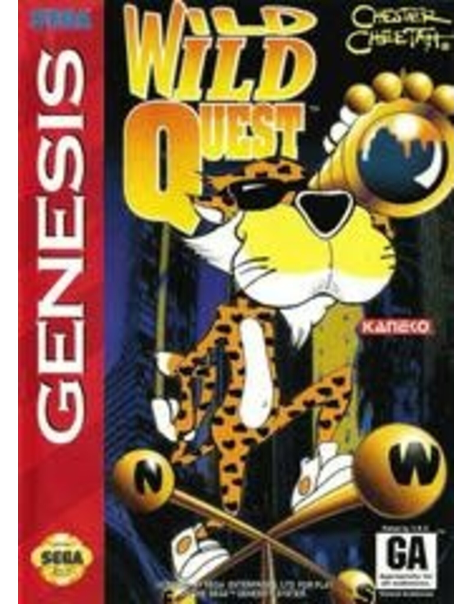 Sega Genesis Chester Cheetah Wild Wild Quest (CiB)