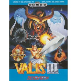 Sega Genesis Valis III (Boxed, No Manual, Damaged Cart Label)