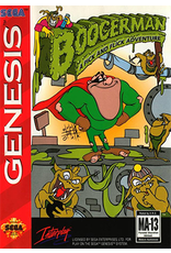 Sega Genesis Boogerman A Pick and Flick Adventure (Boxed, No Manual, Damaged Label)