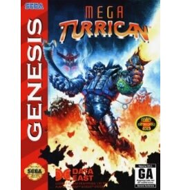 Sega Genesis Mega Turrican (Used, No Manual, Cosmetic Damage)