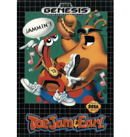 Sega Genesis ToeJam and Earl (Cart Only, Damaged Label)