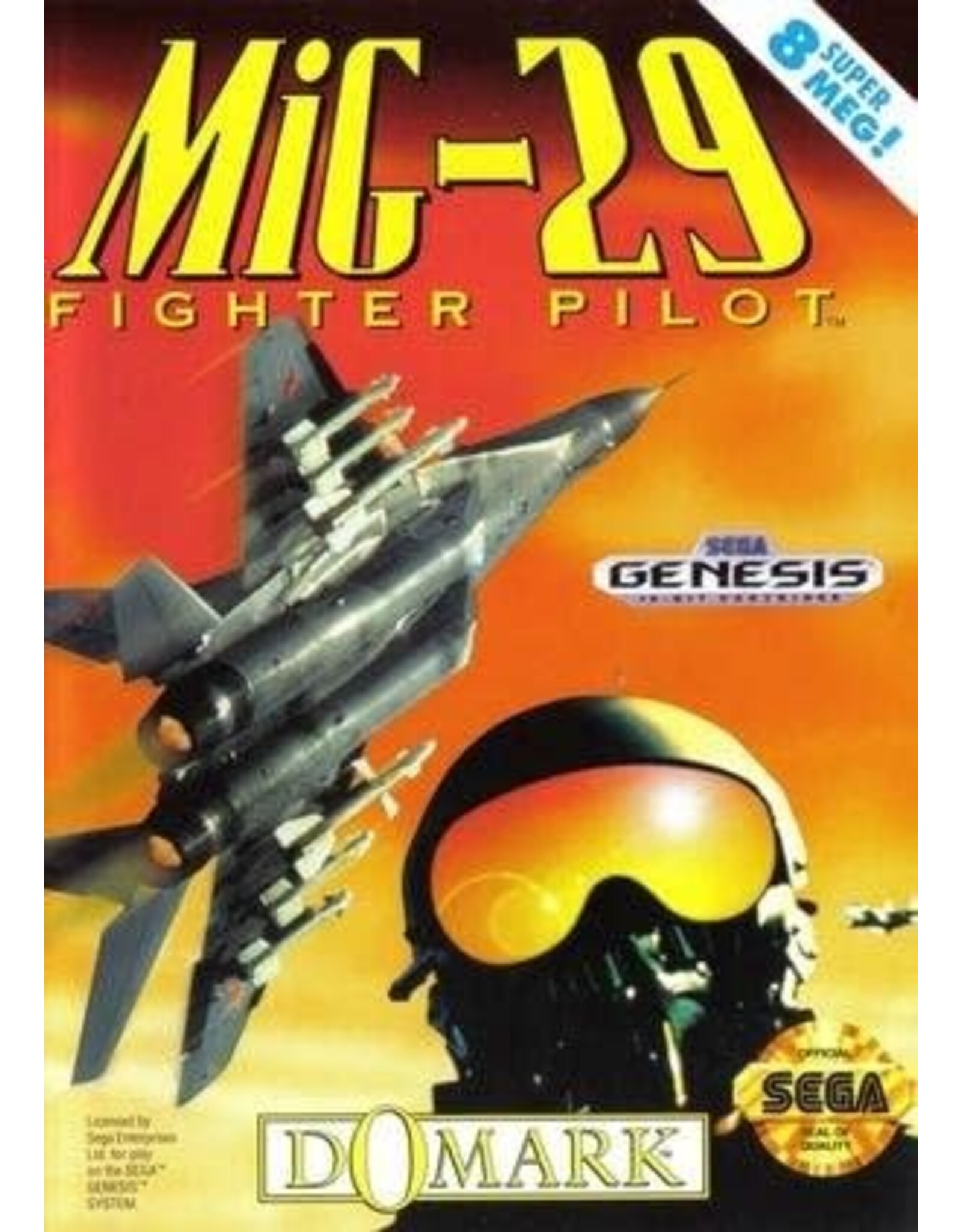 Sega Genesis MIG-29 Fighter Pilot (Cart Only)