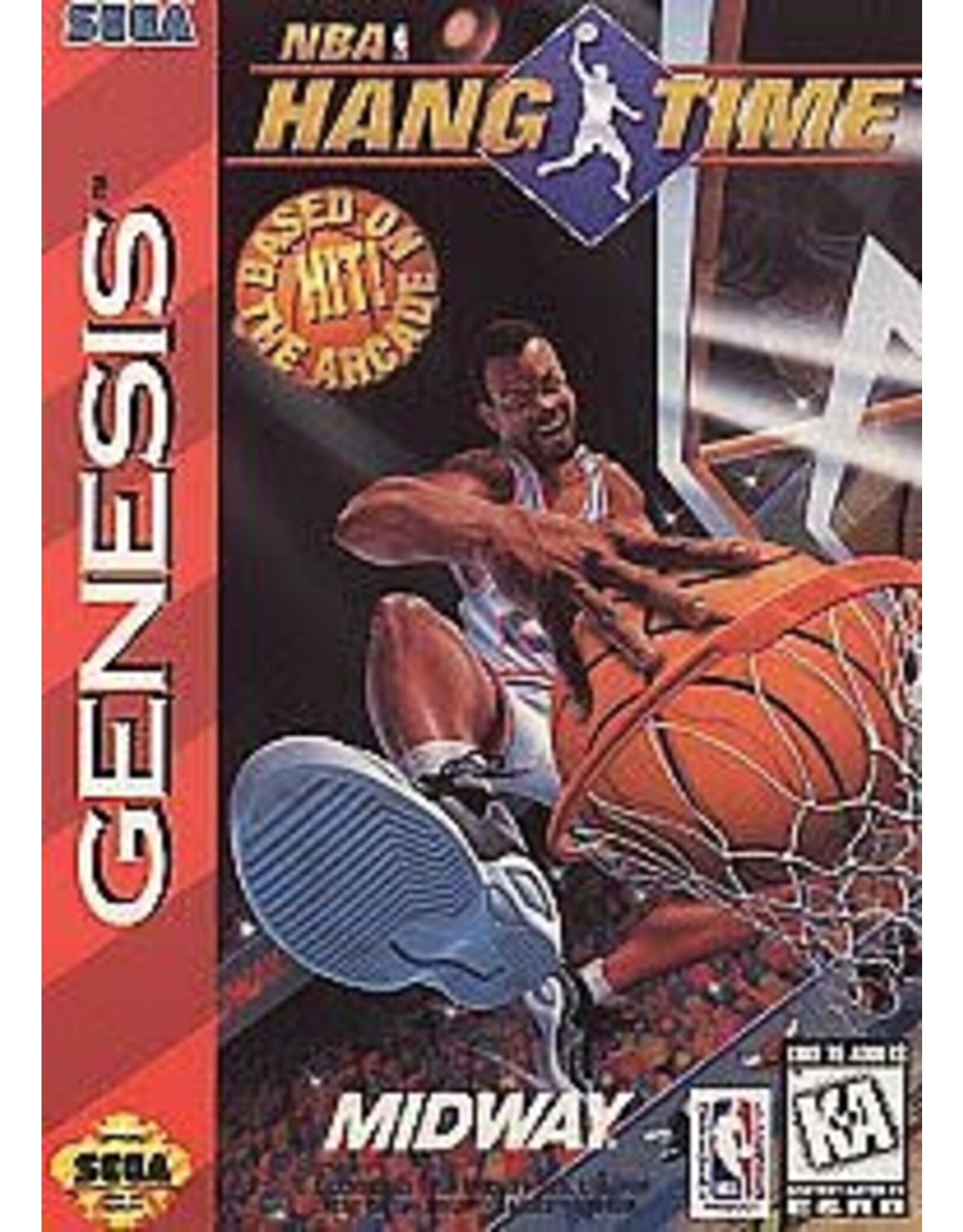 Sega Genesis NBA Hang Time (Used, Cart Only, Cosmetic Damage)