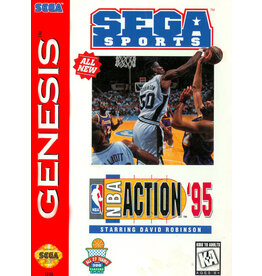 Sega Genesis NBA Action '95 starring David Robinson (Cart Only)
