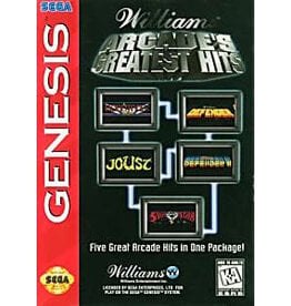 Sega Genesis Williams Arcade's Greatest Hits (Cart Only, Cosmetic Damage)