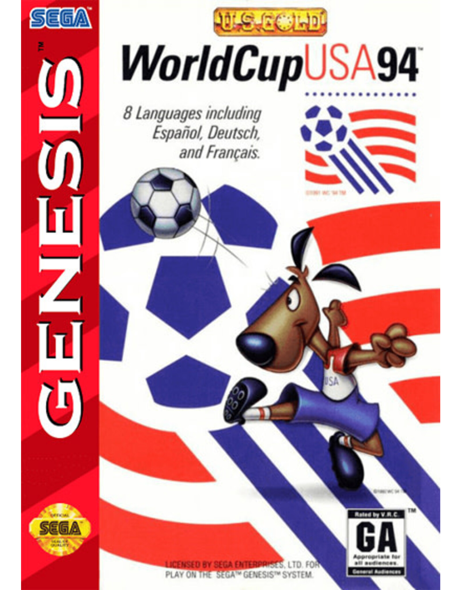 Sega Genesis World Cup USA 94 (Cart Only)