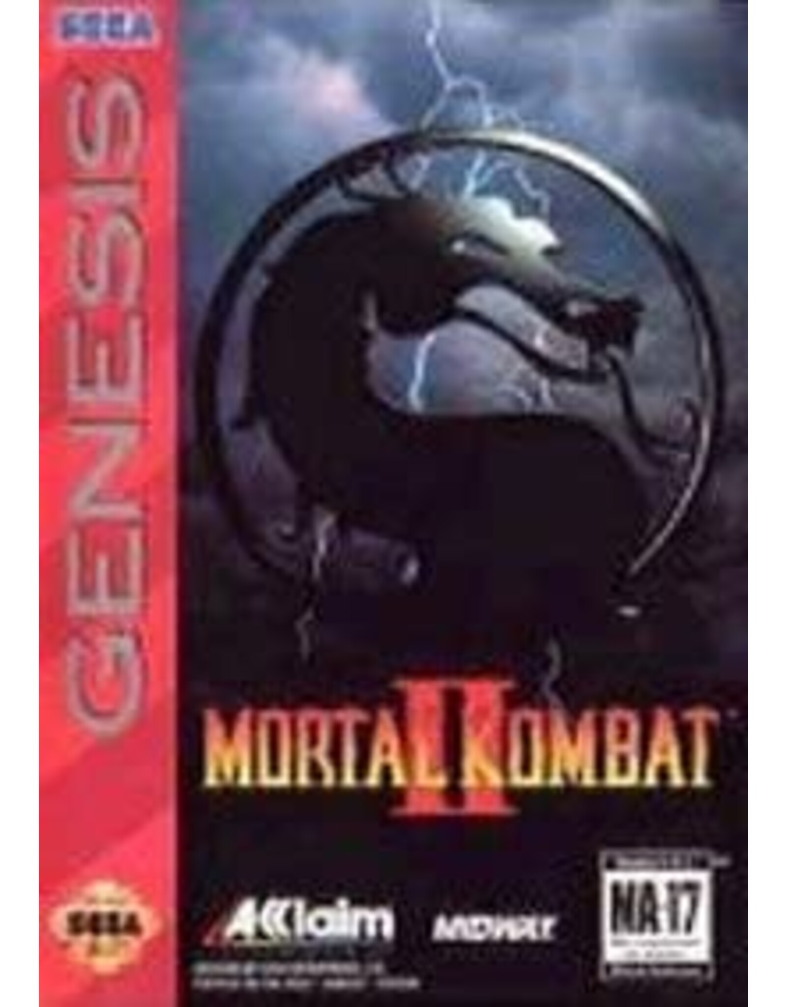 Sega Genesis Mortal Kombat II (Cart Only)