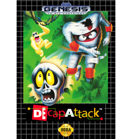 Sega Genesis Decap Attack (Cart Only, Damaged Label)