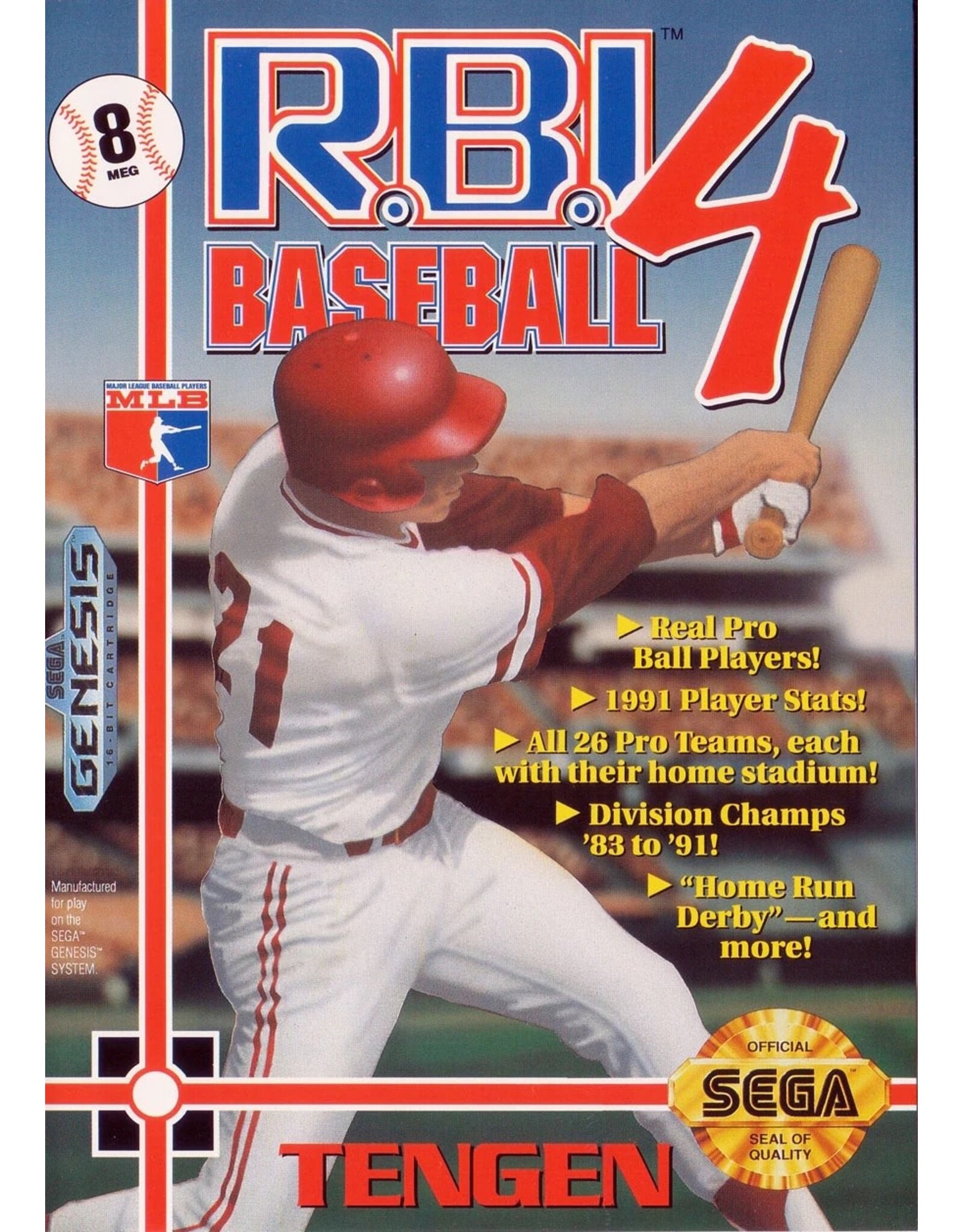Sega Genesis RBI Baseball 4 (CiB)