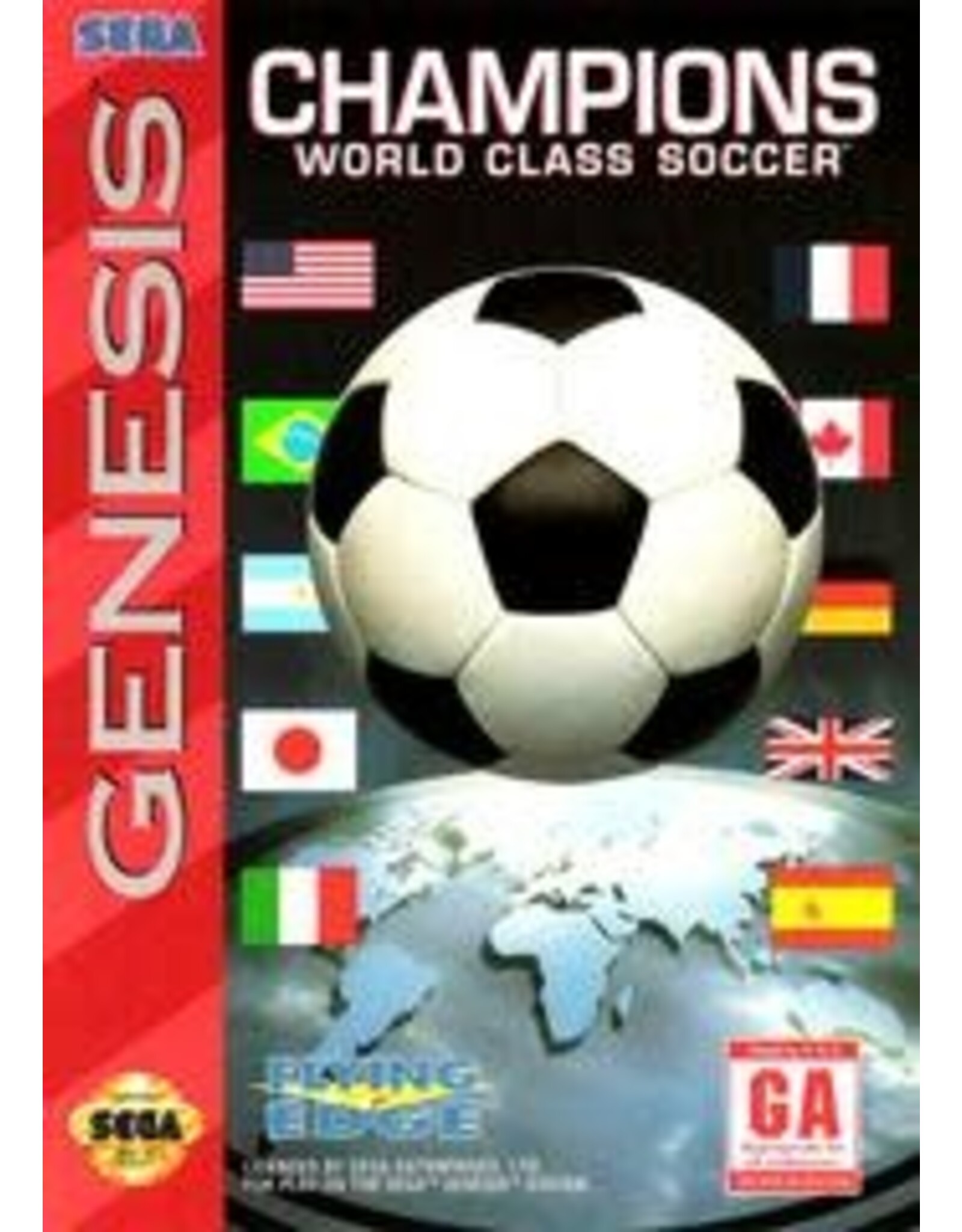 Sega Genesis Champions World Class Soccer (Cart Only)