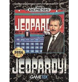 Sega Genesis Jeopardy (Cart Only, Damaged Label)