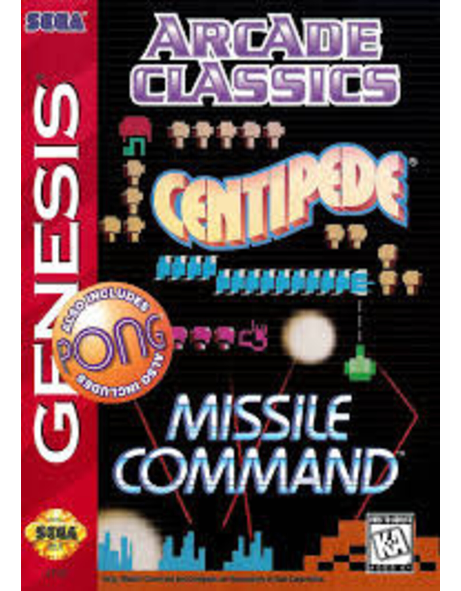 Sega Genesis Arcade Classics (Cart Only)