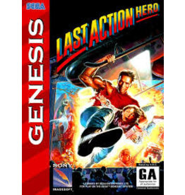 Sega Genesis Last Action Hero (Cart Only, Damaged Label)