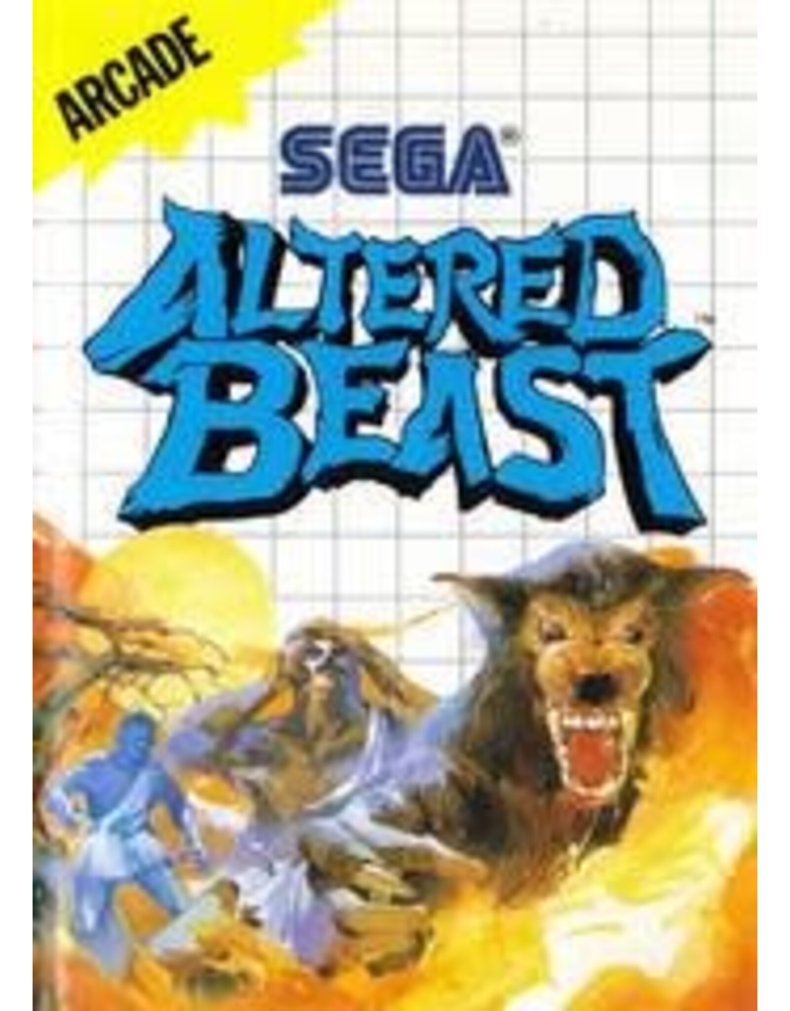 Sega Master System Altered Beast (CiB, Damaged Manual)