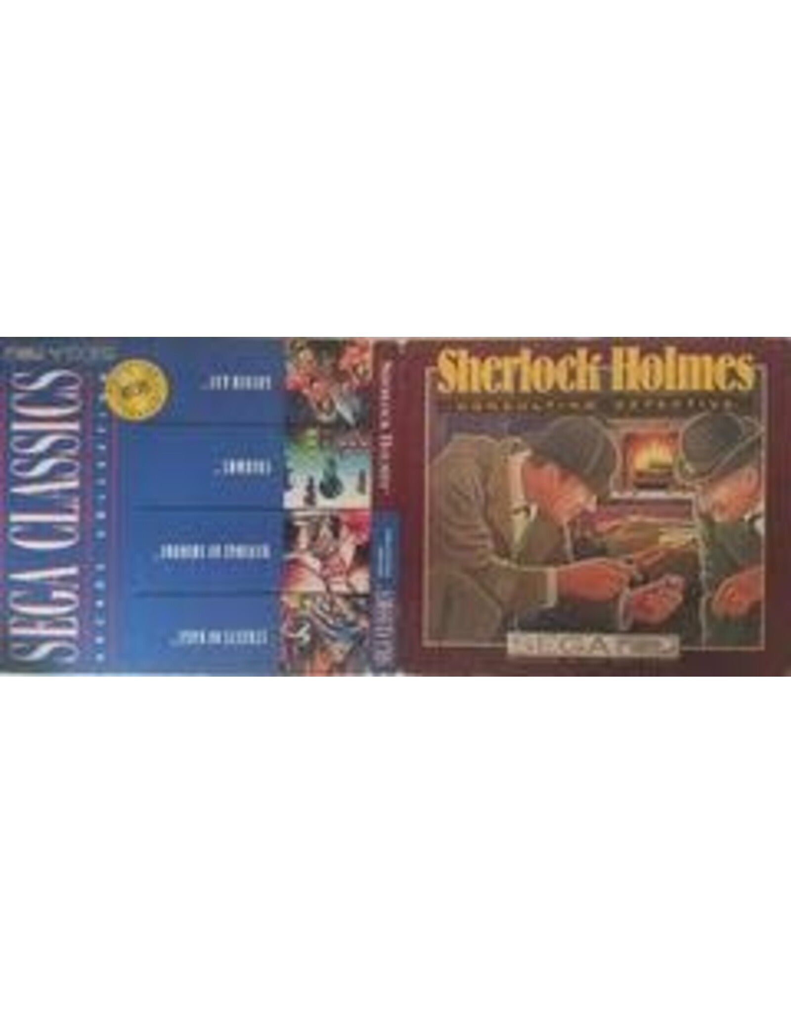 Sega CD Sherlock Holmes & Sega Classics (No Manuals)