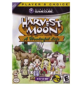 Gamecube Harvest Moon A Wonderful Life (Player's Choice, Brand New, Stickers on Shrinkwrap)