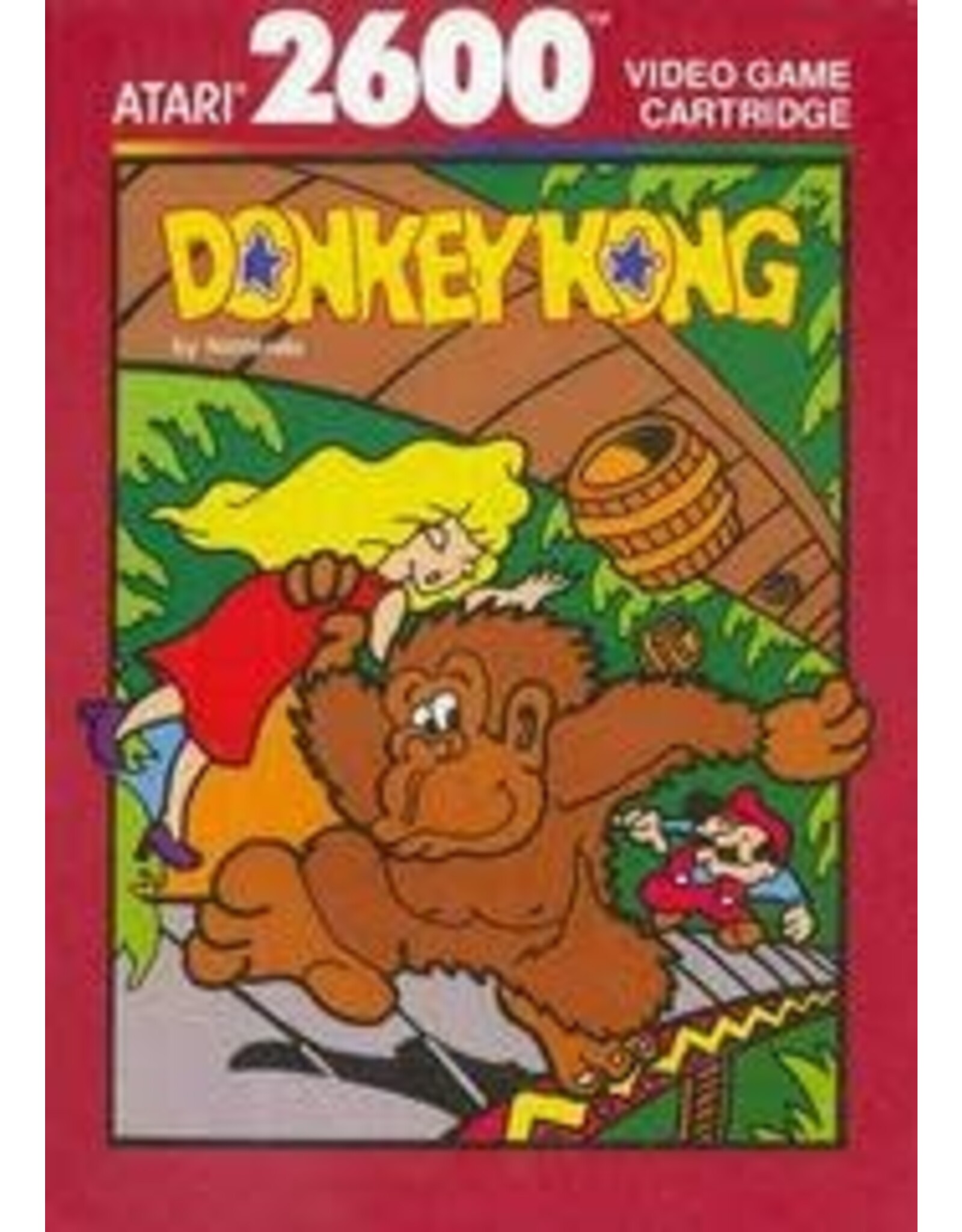 Atari 2600 Donkey Kong (Red Label, Cart Only, Cosmetic Damage)