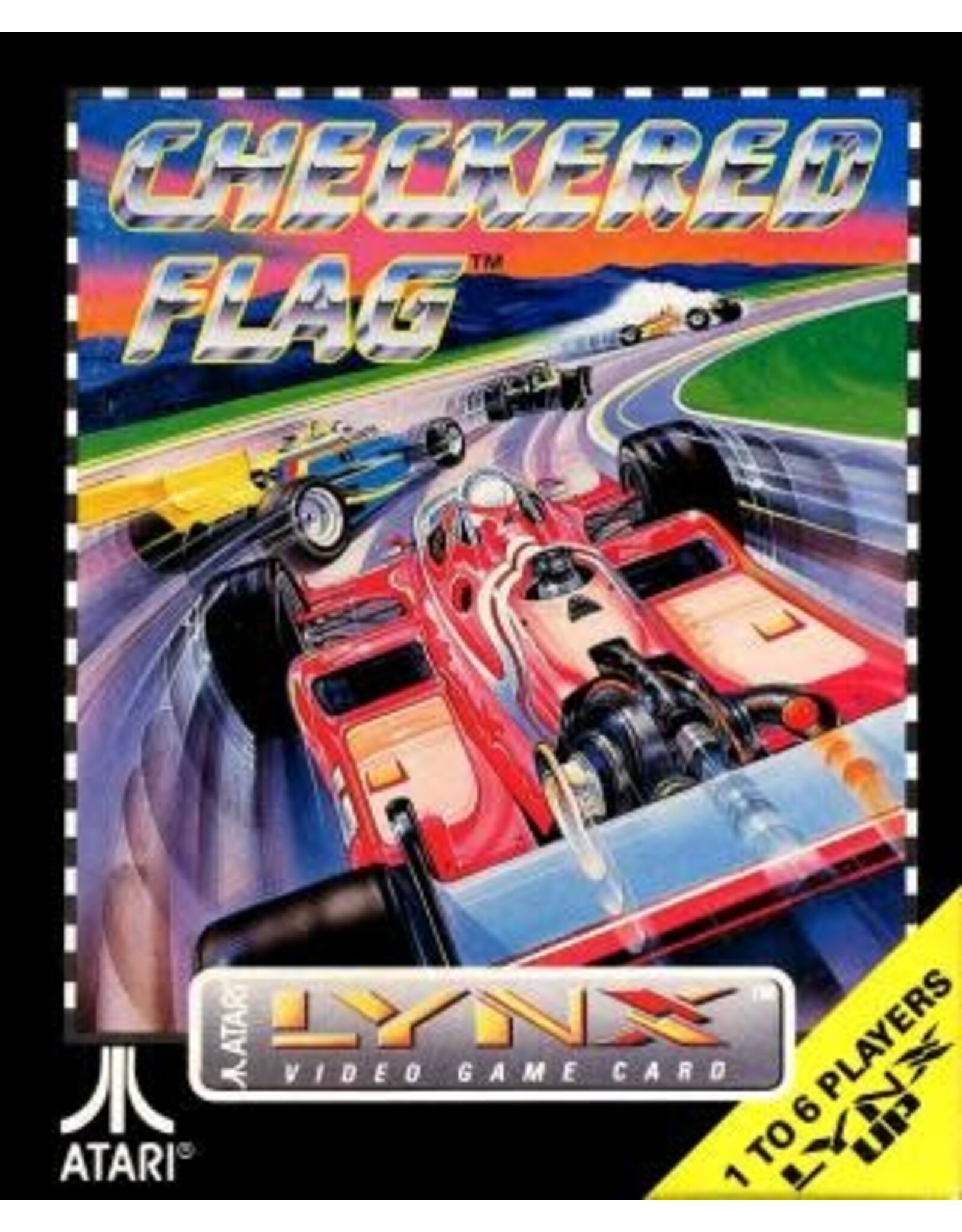 Atari Lynx Checkered Flag (Cart and Manual)