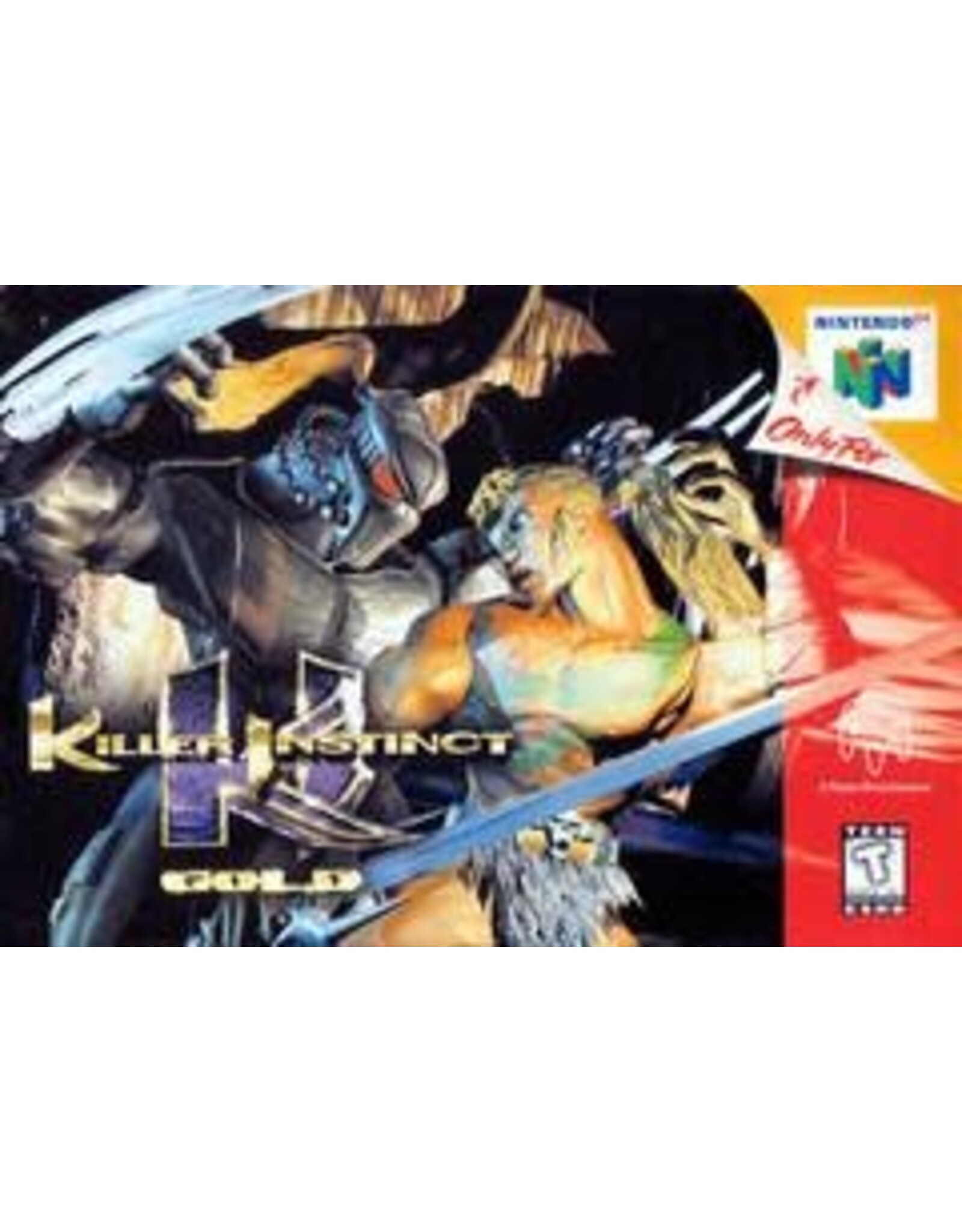 Nintendo 64 Killer Instinct Gold (Cart Only, Damaged Label)