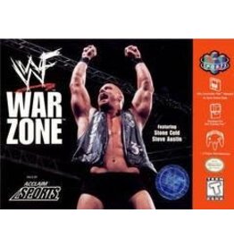 Nintendo 64 WWF War Zone (Cart Only, Damaged Label)