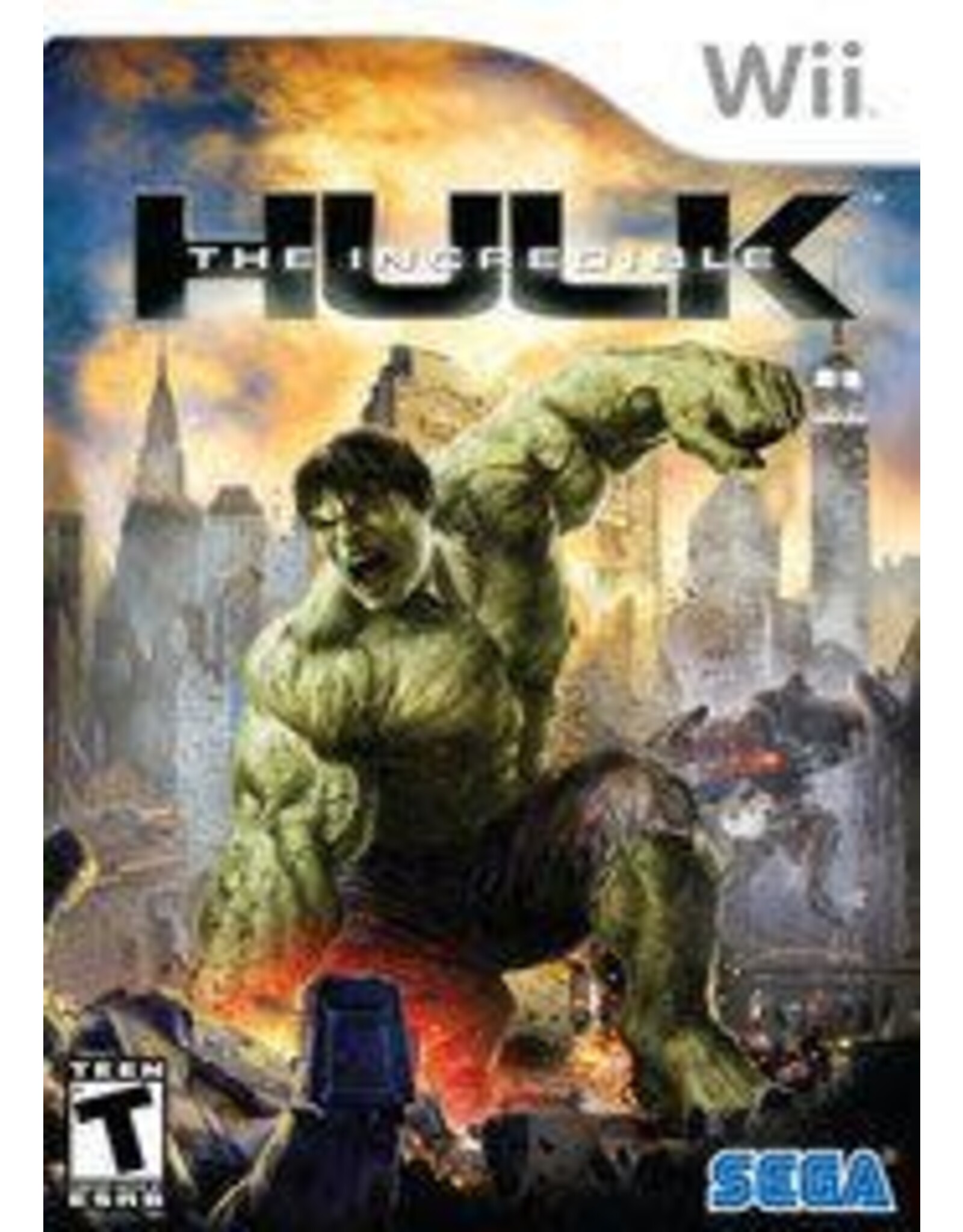 Wii The Incredible Hulk (CiB, Damaged Manual)