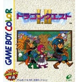 Game Boy Color Dragon Quest 1 & 2 (Cart and Manual, Damaged Label, JP Import)