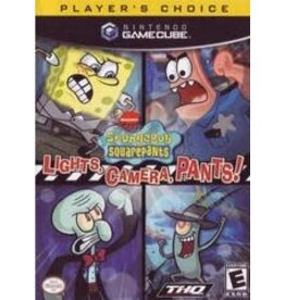 Gamecube SpongeBob SquarePants Lights Camera Pants (Player's Choice, CiB)