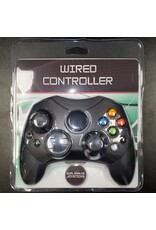 Xbox XBox Wired S-Type Controller Black (3rd Party, Brand New)