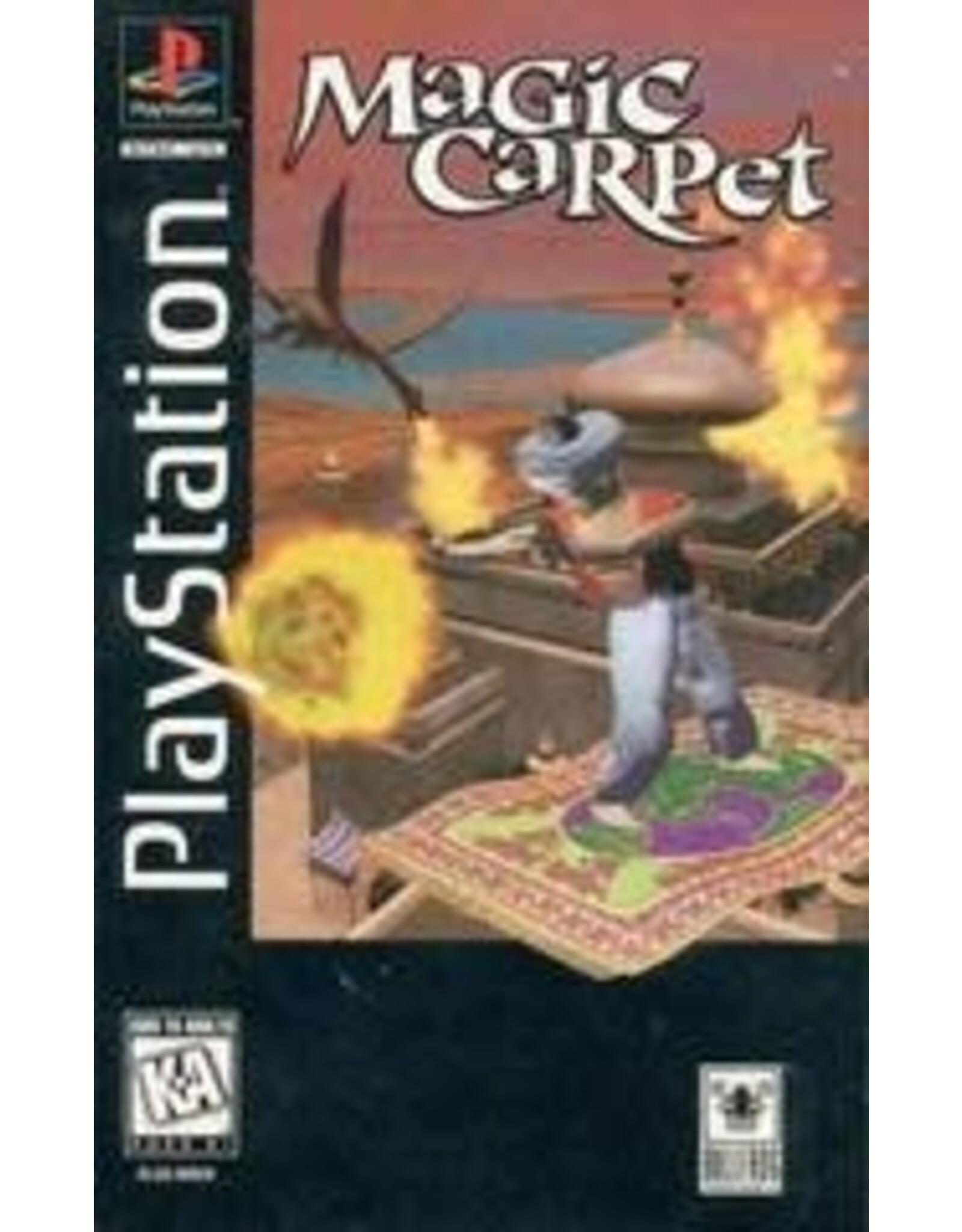 Playstation Magic Carpet (CiB, Long Box, Minor Damage)