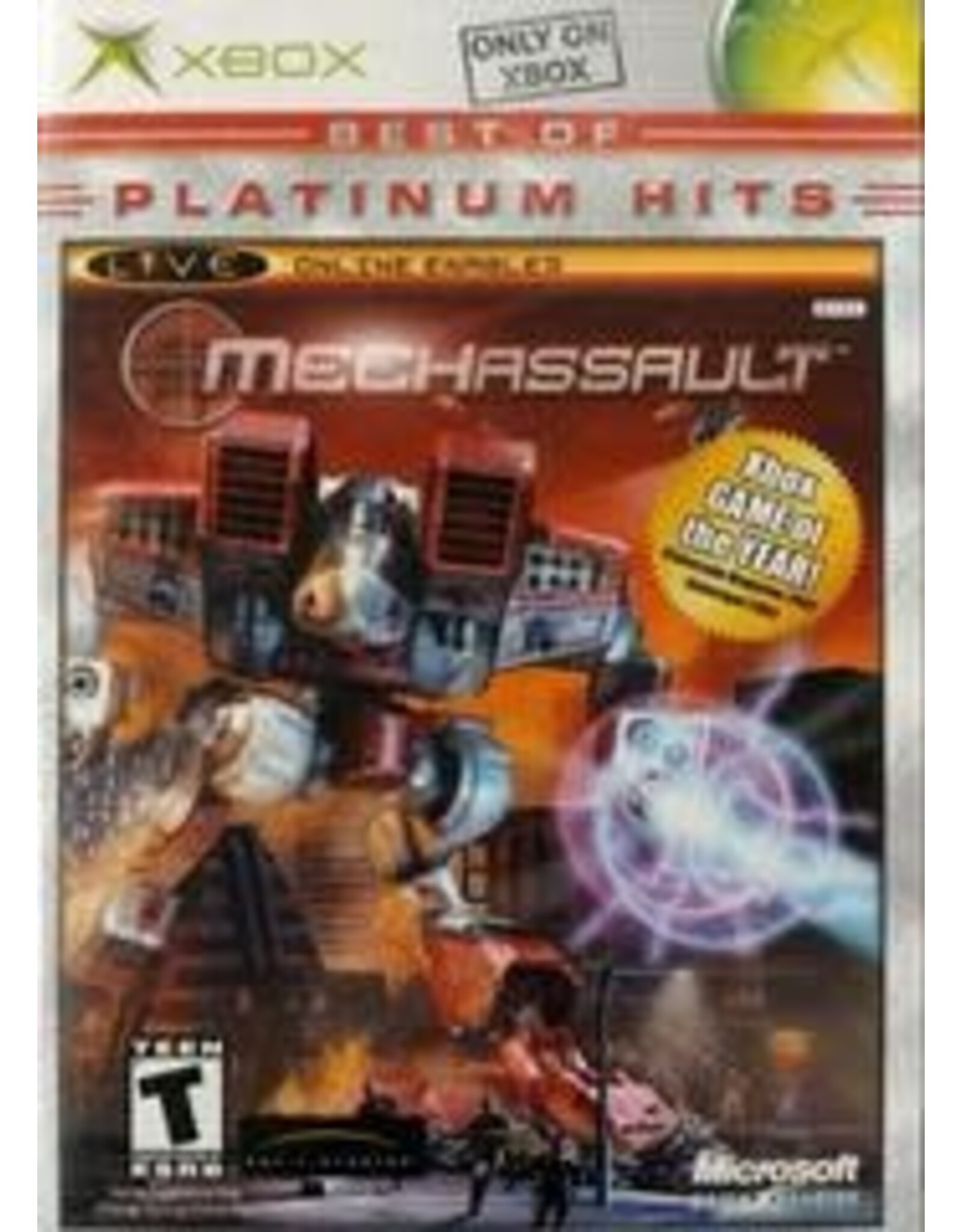 Xbox MechAssault (Best Of Platinum Hits, No Manual)