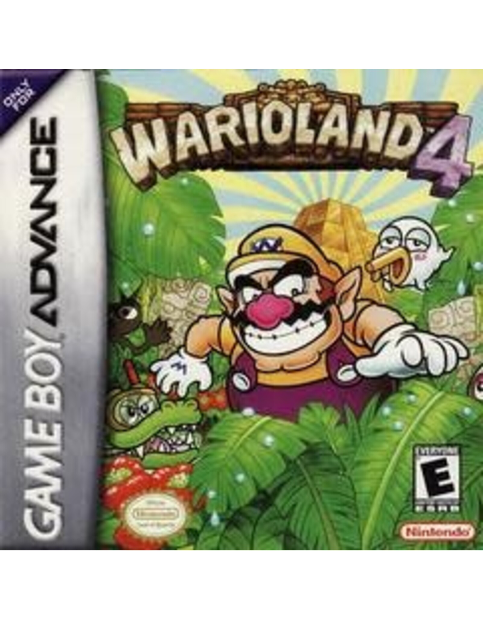 Game Boy Advance Wario Land 4 (CiB, Water Damaged Box)