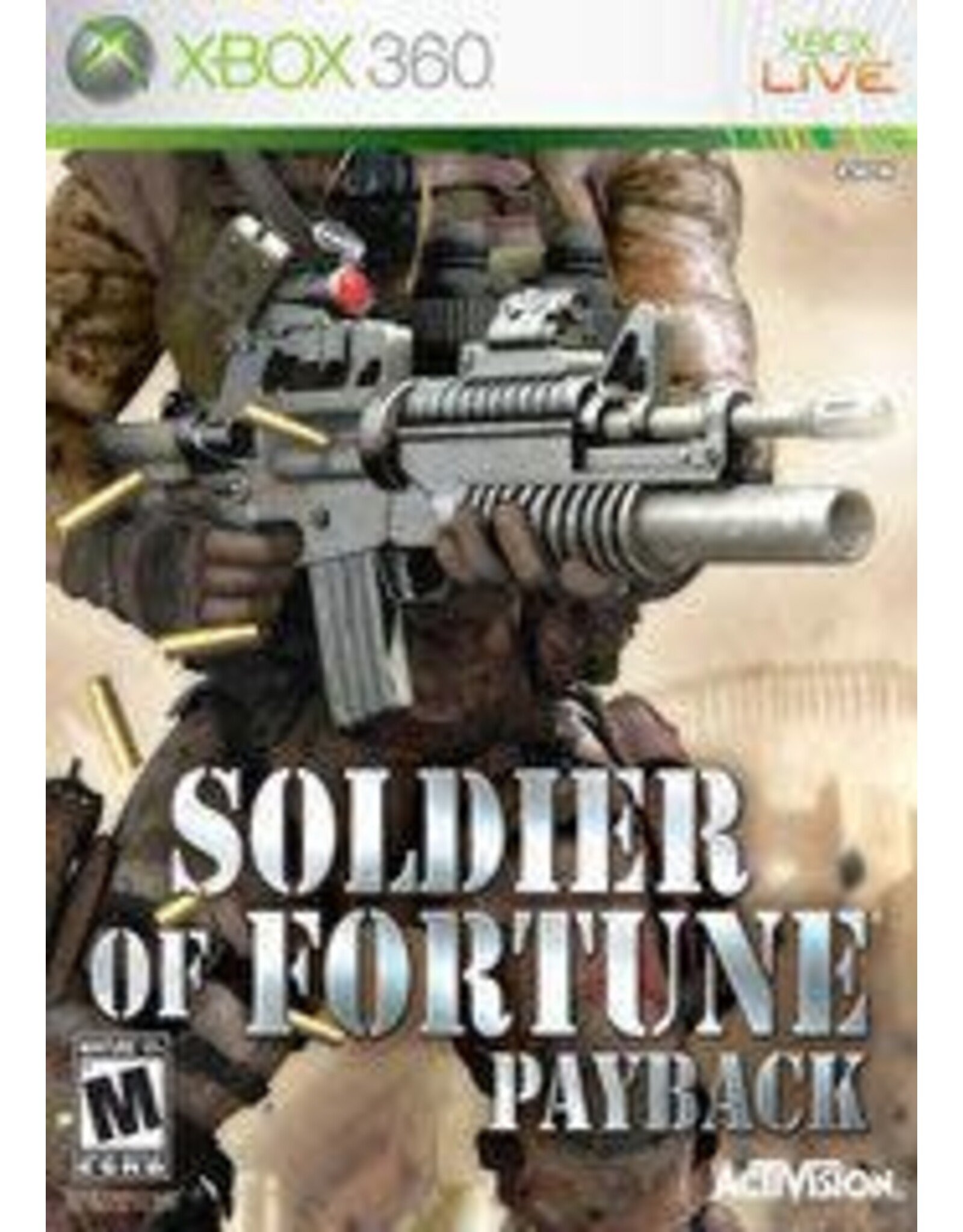 Xbox 360 Soldier Of Fortune Payback (No Manual, Damaged Sleeve)