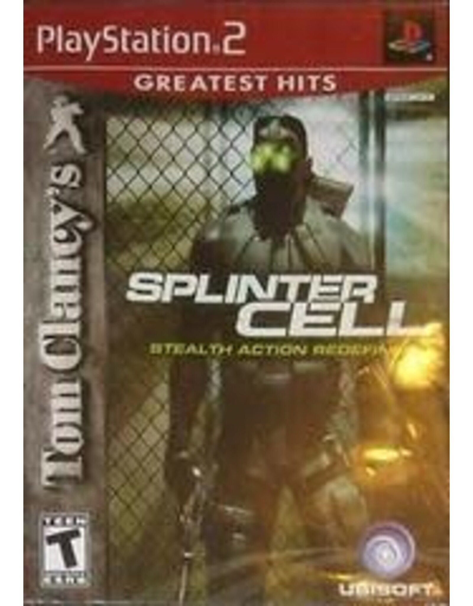 Playstation 2 Splinter Cell (Greatest Hits, CiB, Damaged Sleeve)