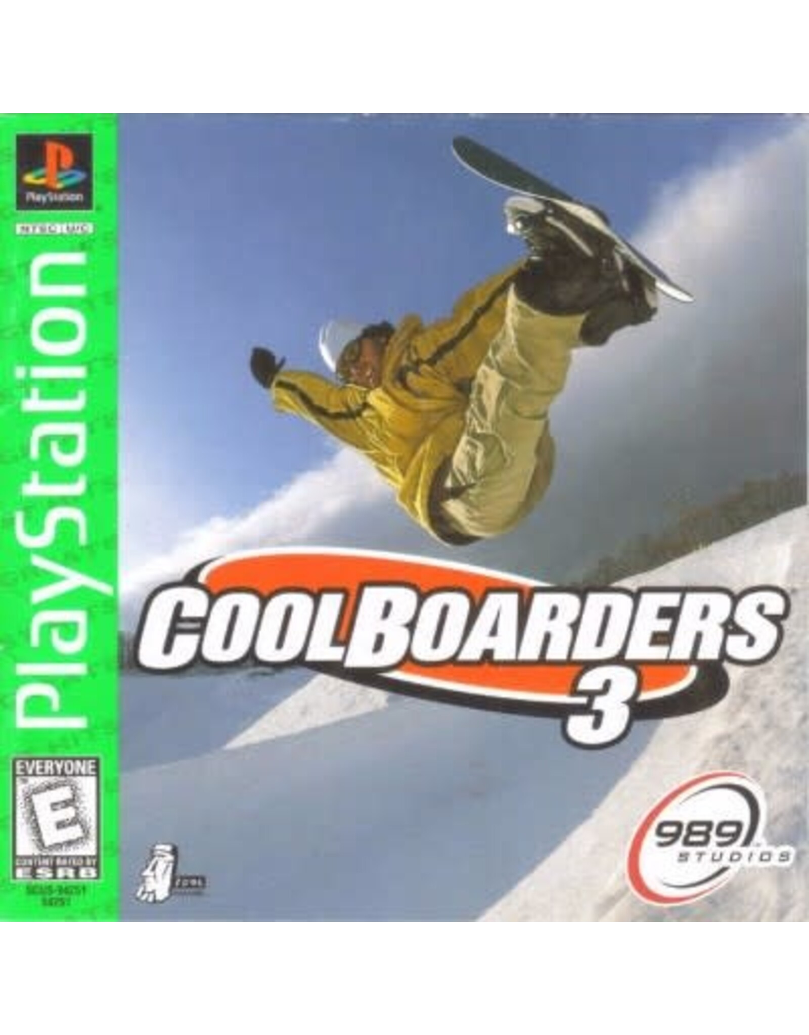 Playstation Cool Boarders 3 (Greatest Hits, CiB, Damaged Manual)